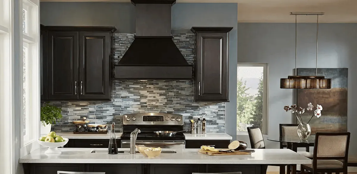 Kitchen cabinet painting and refinishing in a modern kitchen in Staten Island, NY